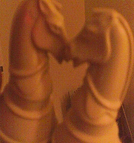 Knight heart white